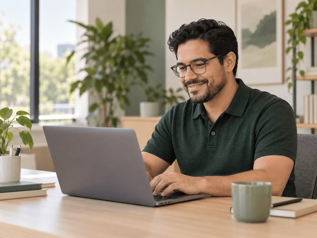 Consultor Odoo trabajando con un cliente